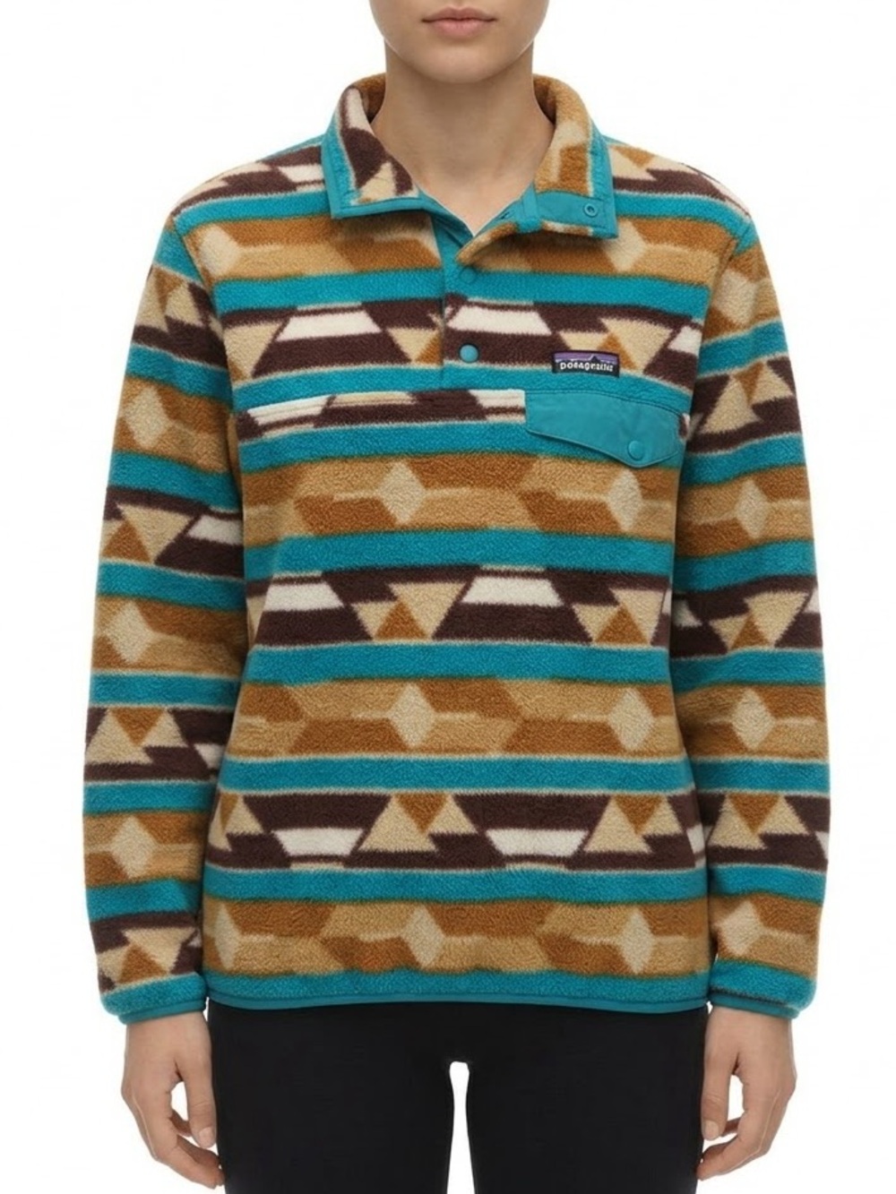 Patagonia Synchilla Snap-T Fleece Women S Guatemalan Tango Bear Brown 2014